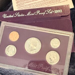 1992 S United States Mint Proof Set